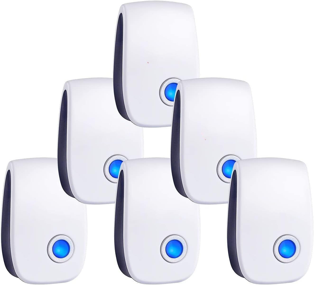 2026 Upgraded Ultrasonic Pest Repellent, Electronic Plug in Indoor Pest Control Repeller for Mouse, Bat, Mosquitoes, Fly Fleas, Roach, Rodents 6 Packs