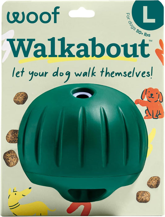 WOOF Walkabout Dog Puzzle Slow Feeder Toy for Dogs 40 Lbs & Up