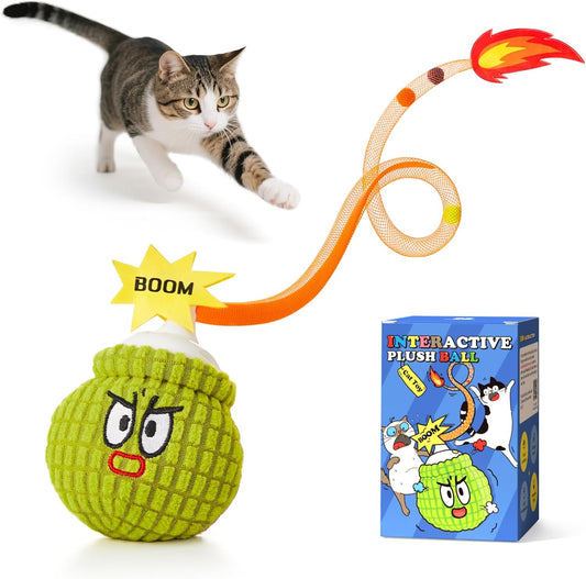 Potaroma Interactive Cat Toy with Motion Sensor, Chirping Sound & Catnip