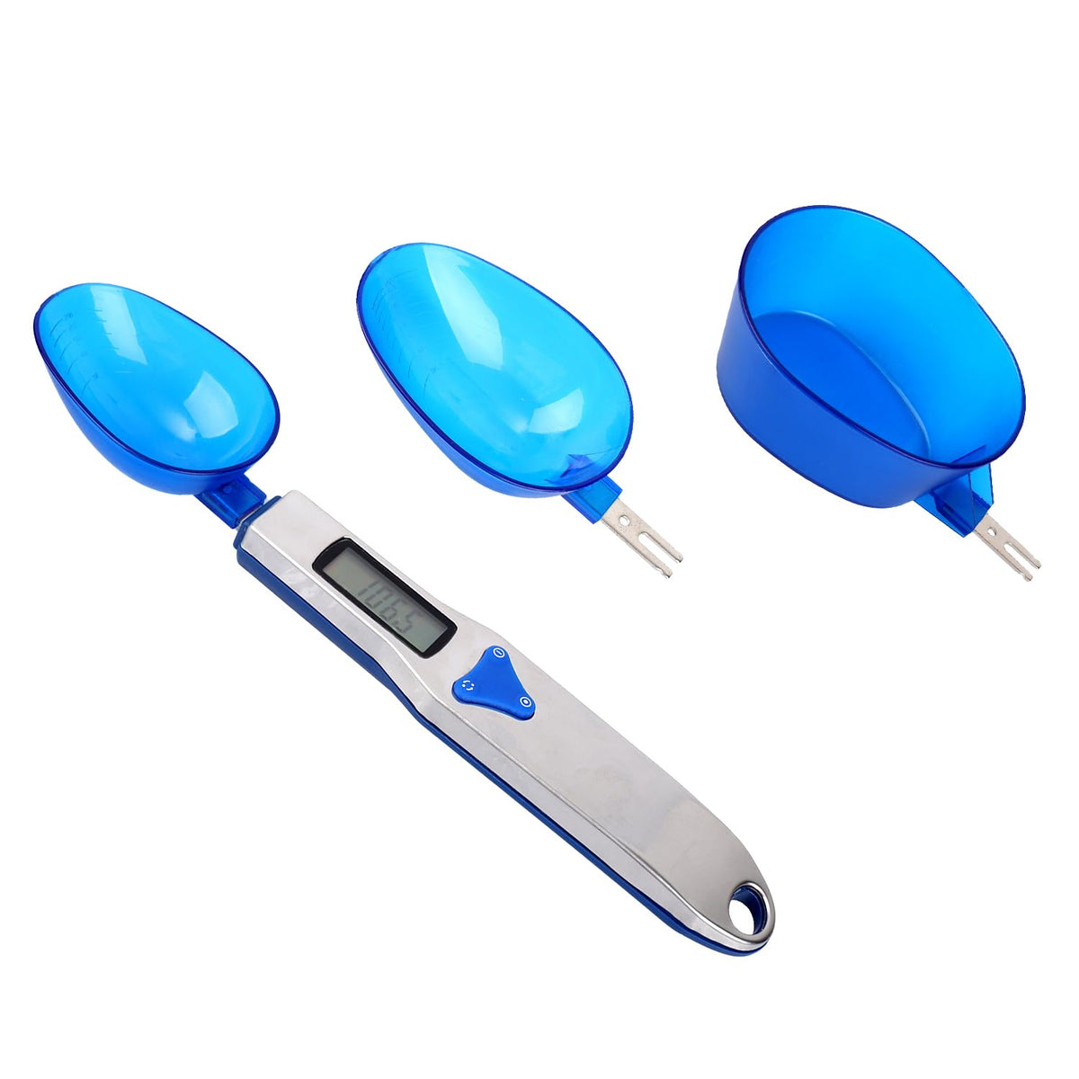 Digital Spoon Scale with 3Pcs Measuring Spoon, Electronic Food Measure Scoop Baking Scale Gram Weight Electric Measuring Scoop 500G/0.1G High Precision Kitchen Gadgets for Coffee Milk Tea Flour Spices