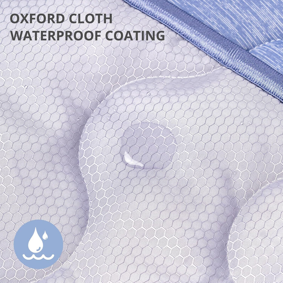 Cooling Mat for Large Dogs, 39"X 28" Thick & Durable Dog Cooling Mat, Q-MAX>0.45, Double-Sided Cooling Pet Pad, Washable Portable Dog Cooling Mat for Couch, Crate & Car - L - Blue