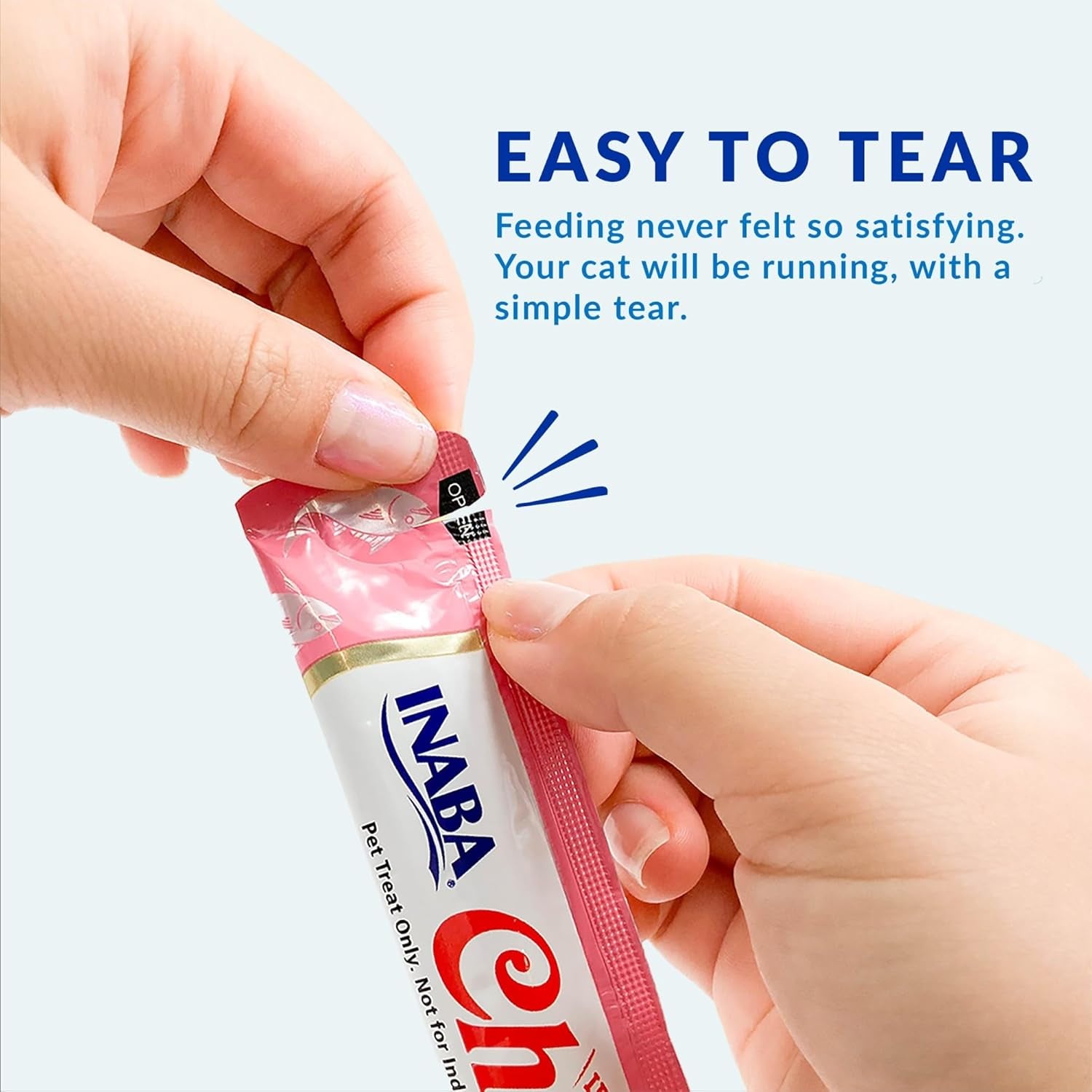 INABA Churu for Skin & Coat, Lickable, Squeezable Cat Treat with Omega Oils, Taurine and Vitamin E, 0.5 Ounces Each Tube, 50 Tubes, Skin & Coat Variety