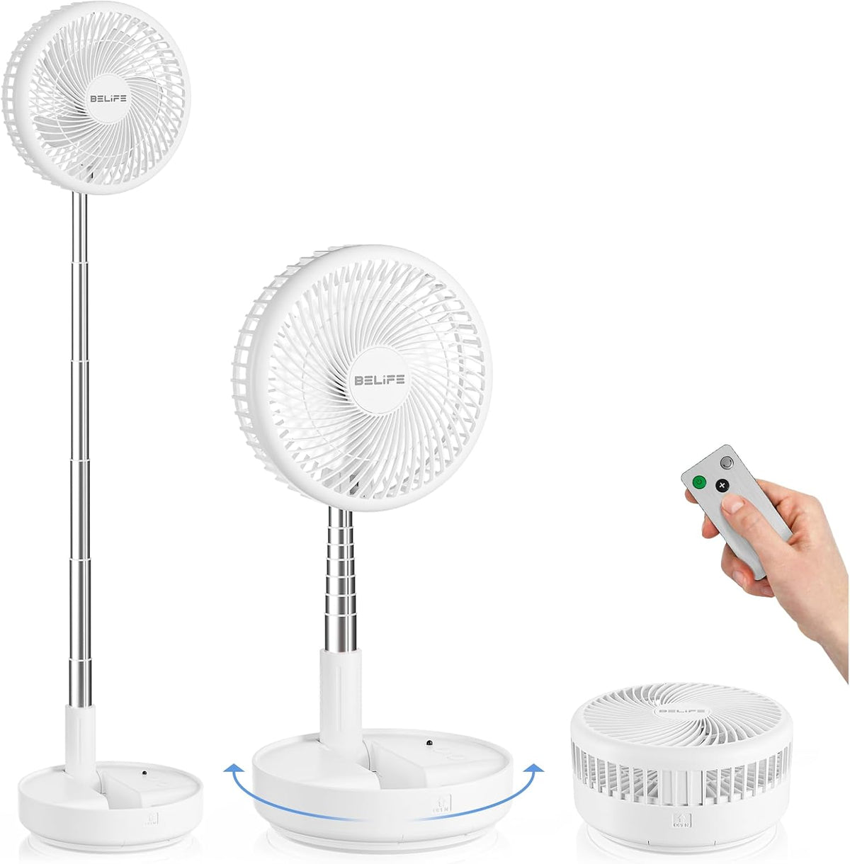Belife X8 Portable Oscillating Camping Fan for Travel