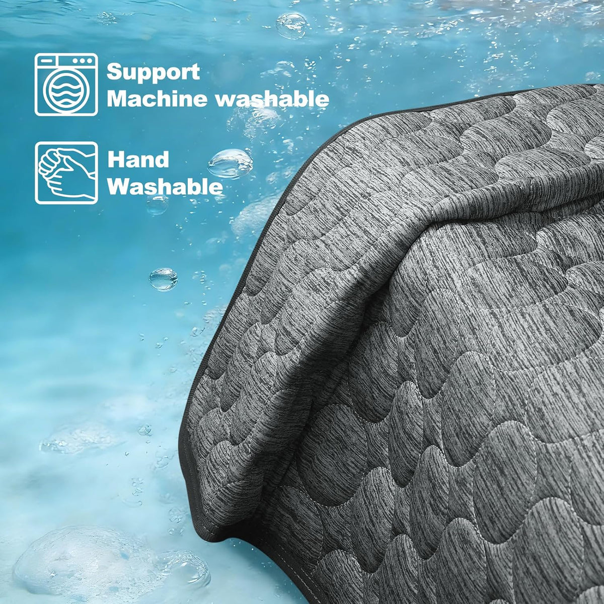 Dog Cooling Mat,60''X40'' Pet Cooling Mat for Floor, Breathable Gel-Free