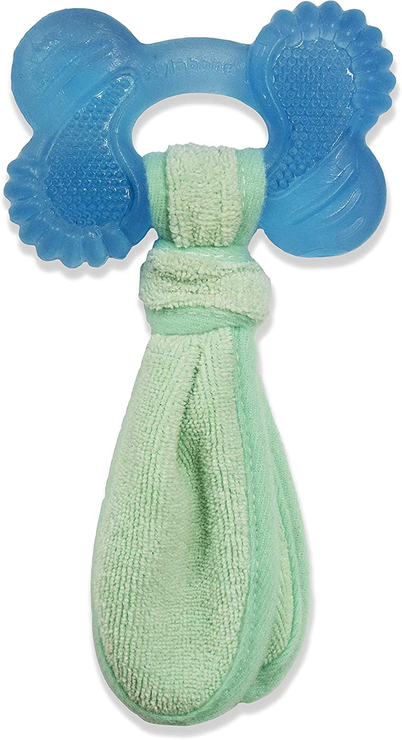 Nylabone Puppy Chew 2-In-1 Teething Freezer Bone Dog Chew Toy, Small