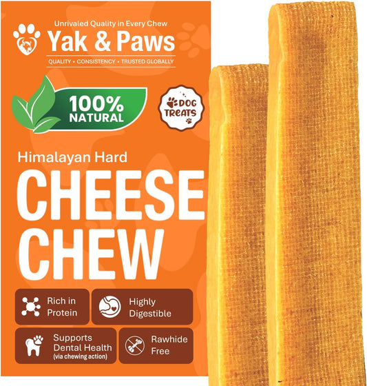 Yak & Paws Gold Yak Cheese Himalayan Dog Chews 1.1-1.4 Oz (X-Small - 3 Bars) | Dog Treats Medium Breed | Odorless and Great for Oral Health | Long Lasting | High Protein | Dental Sticks
