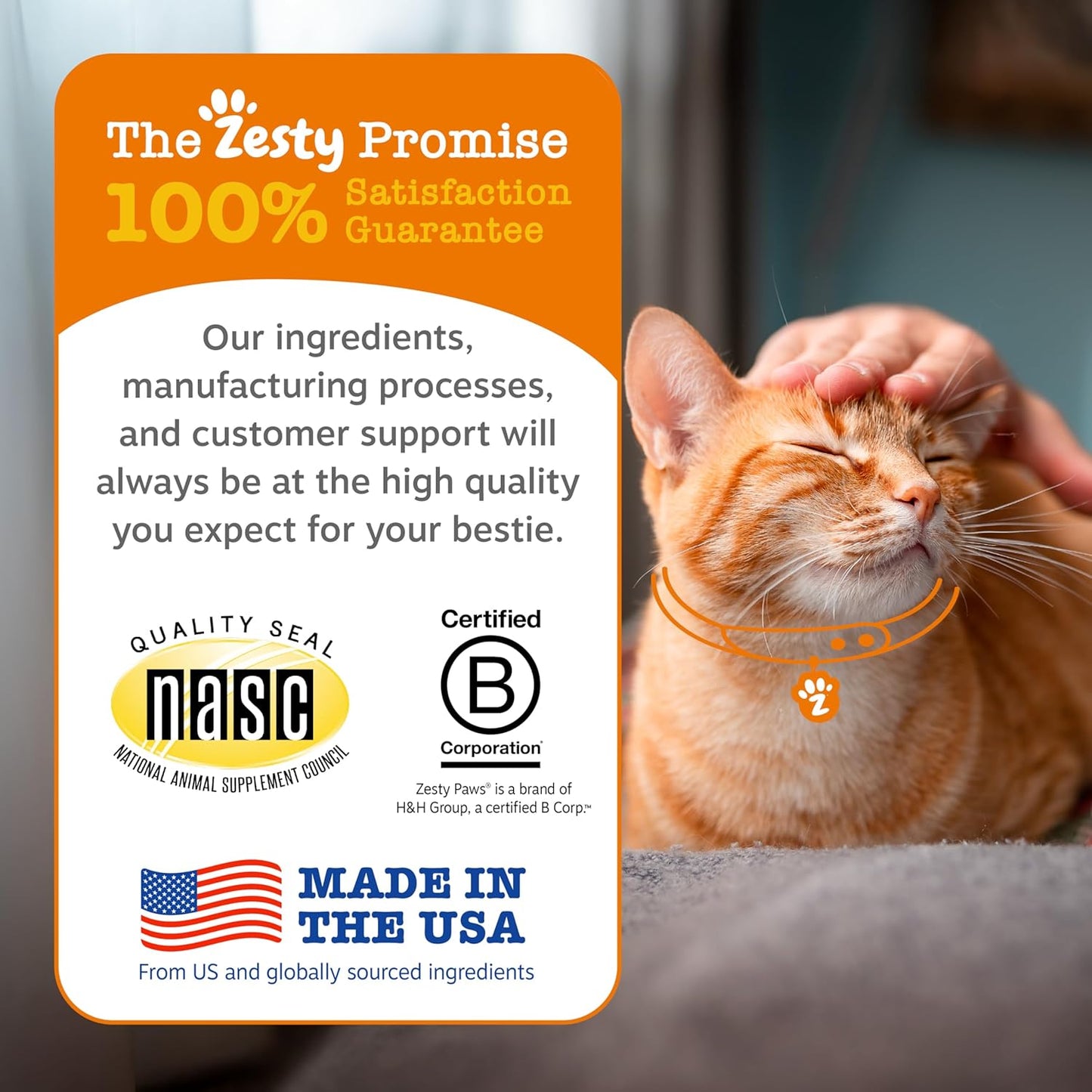 Zesty Paws Omega Cat Mousse Squeezable Cat Treats - with Seaweed, Omega Fatty Acids, Antioxidants Vitamins & Minerals - Skin & Coat Support for Cats - Tuna Fish Flavor - 18 Count