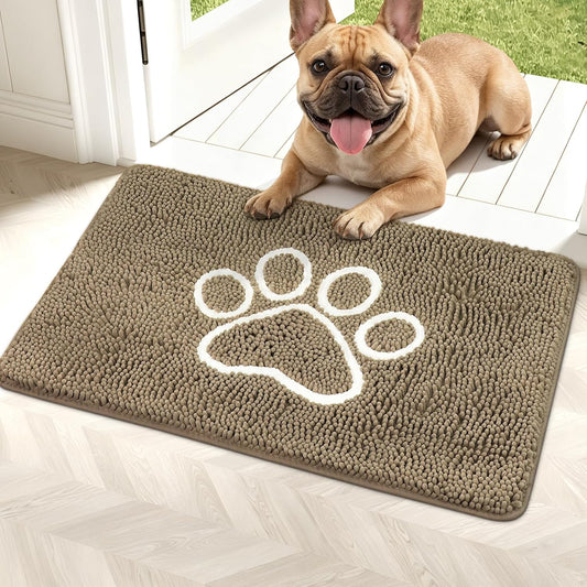 Super Absorbent Dog Door Mat, 30"*20" anti Slip Mat for Muddy Paws