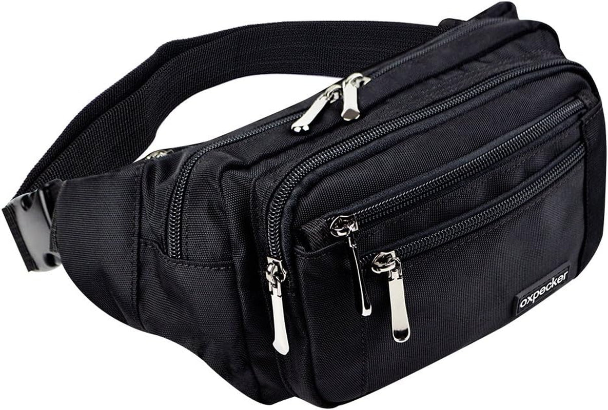 Oxpecker Waist Pack Bag, Black