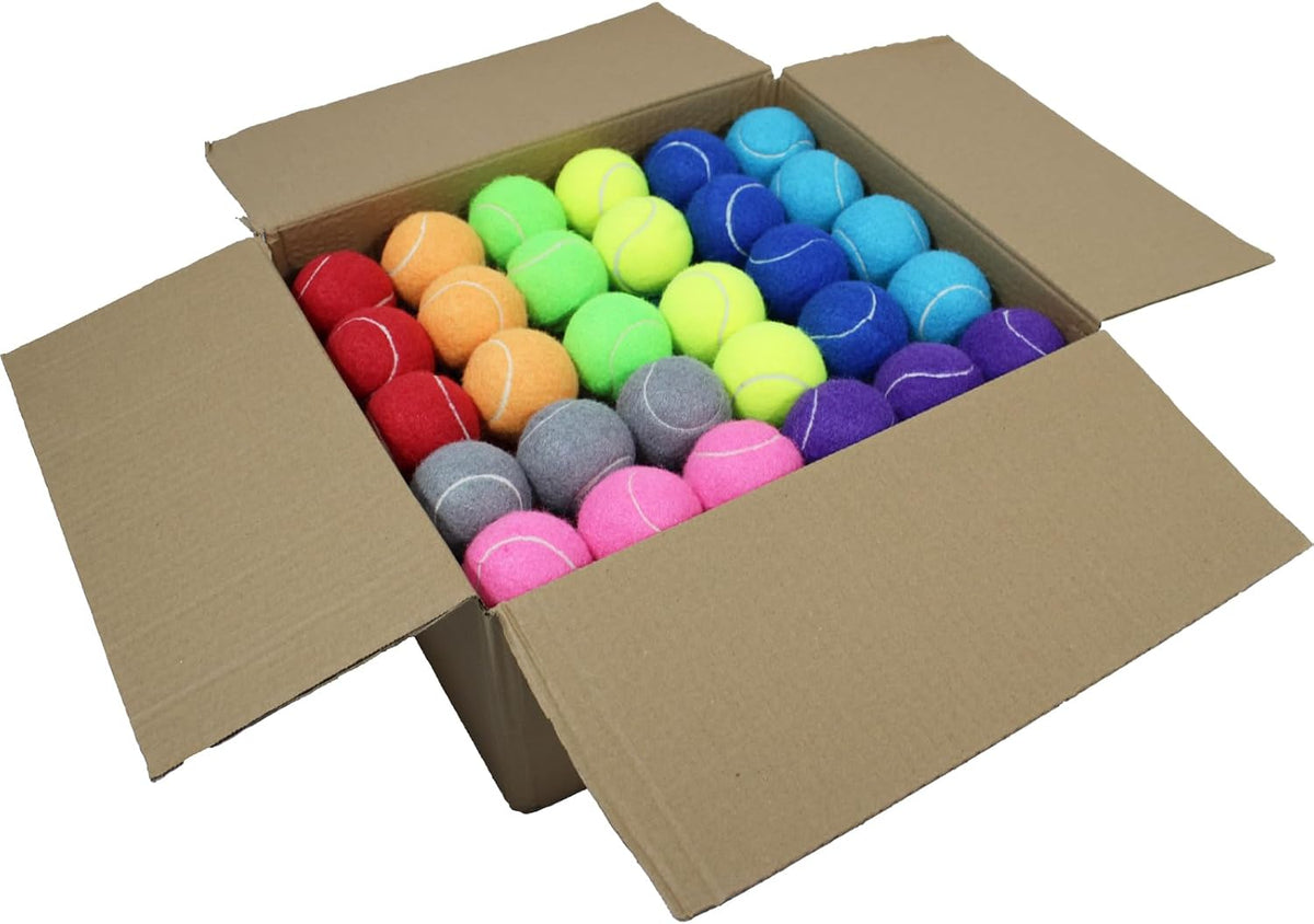 SHYUJAJIE Tennis Ball, 90 Pack Practice Balls Bulk,Dog Balls
