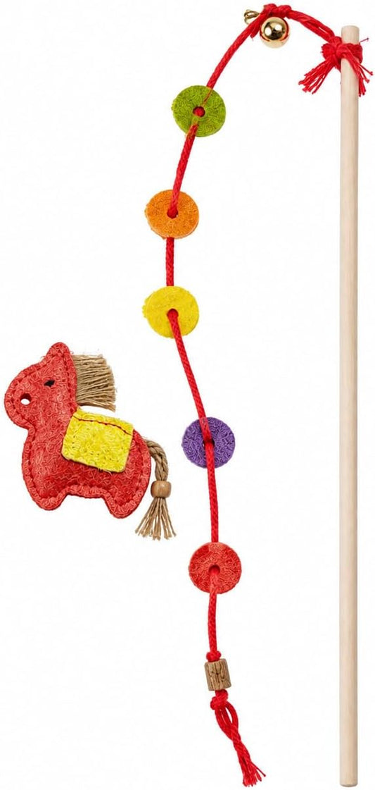 2PCS Loofah Cat Chew Toys with Catnip and Silvervine Sticks, 3.2 Inches Animal Shape Style Interactive Kitten Loofa Dental Teething and Biting Catnip Toys for Cat'S Dental Cleaning