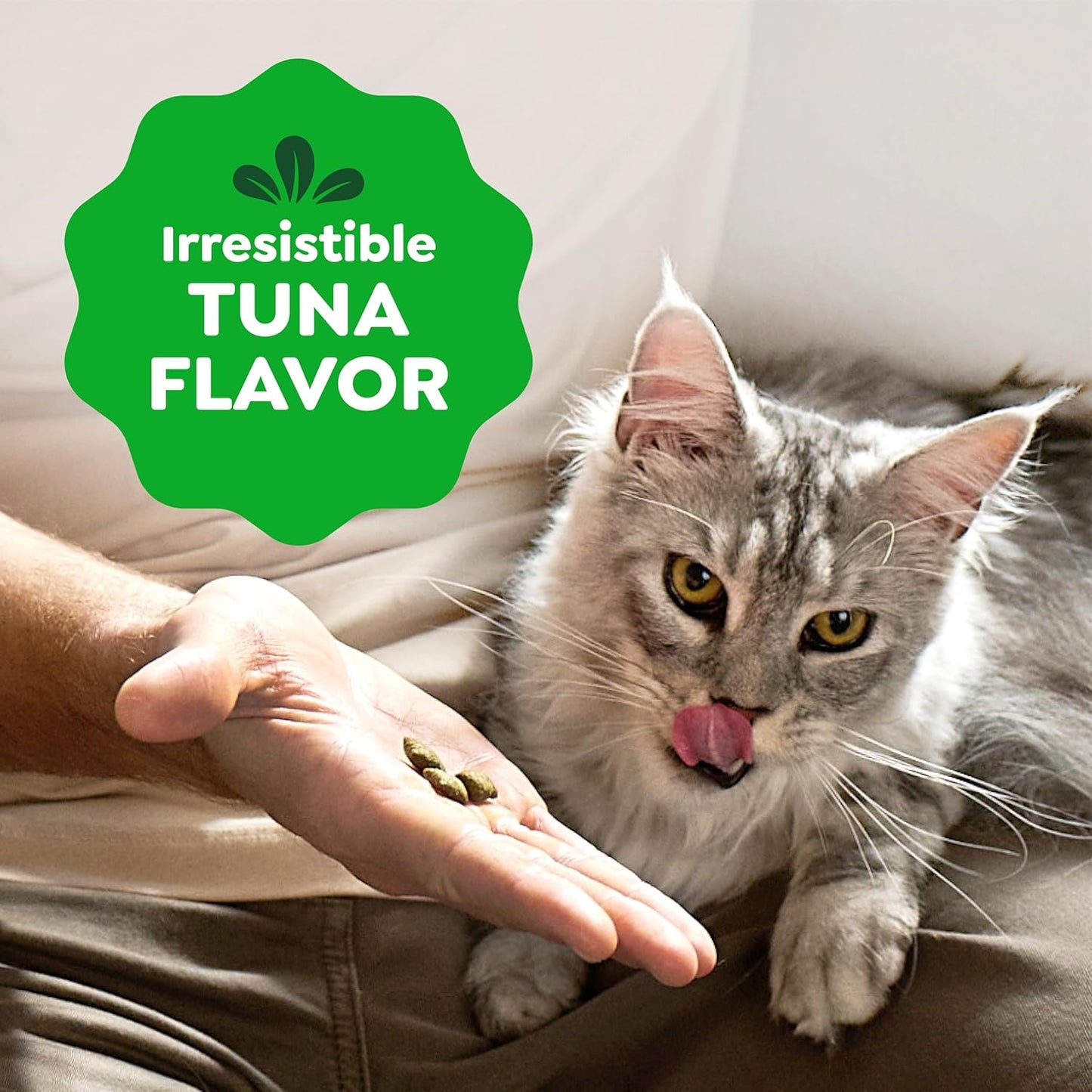 Greenies Feline Smartbites, Cat Treats Healthy Recipe, Indoor Cat Treats, Tuna Flavor, 16 Oz. Tub