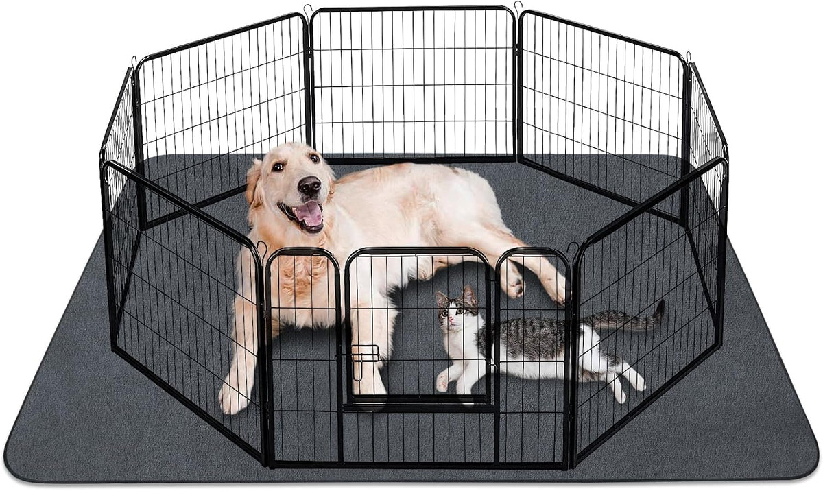 INVENHO Washable Pee Pads for Dogs 60"X48" Reusable Dog Pads Large Upgrade Non-Slip Dog Pee Pads Heavy Absorbency Puppy Pee Pads Quick Dry Whelping Pads/Waterproof Puppy Training Pad