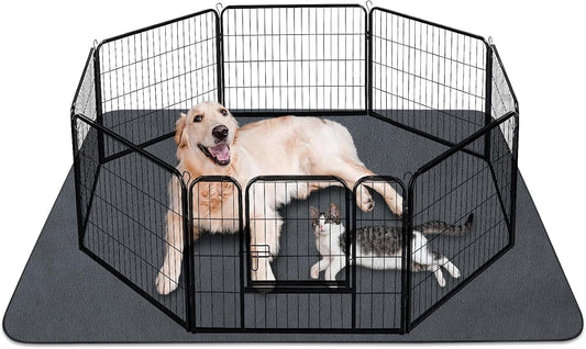 INVENHO Washable Pee Pads for Dogs 60"X48" Reusable Dog Pads Large Upgrade Non-Slip Dog Pee Pads Heavy Absorbency Puppy Pee Pads Quick Dry Whelping Pads/Waterproof Puppy Training Pad