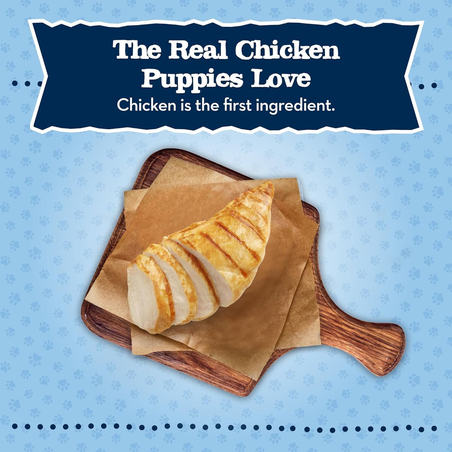 Blue Buffalo Baby Blue Soft Biscuits with DHA, Natural Dog Treats for Puppies, Great for Training, with Chicken & Carrots, 8-Oz Bag