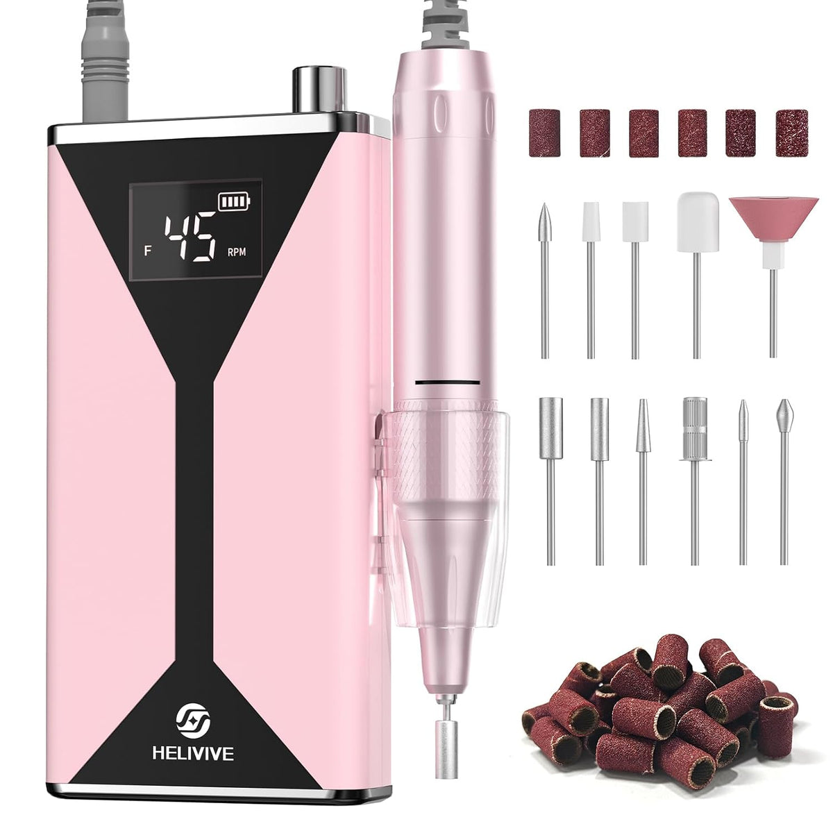 Professional Electric Nail Drill 45000RPM Cordless Nail File