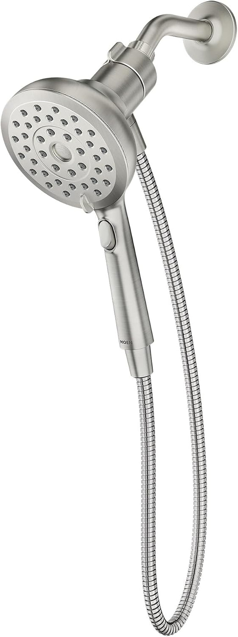 Moen Verso Handshower, Detachable round Shower Head with Magnetix Docking System, 60" Hose, Spot Resist Brushed Nickel, 220H2SRN