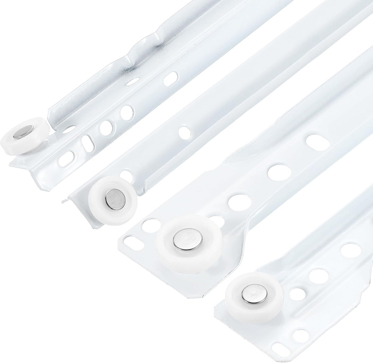 Uxcell 1 Pair Drawer Slides, 22 Inch Drawer Slide Heavy Duty Side Bottom Mount Drawer Glides Replacement for Cabinet Dresser Drawers