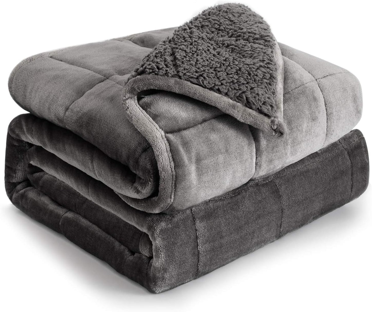Cottonblue Weighted Blanket 15 Lbs Queen Size for Adults 60X80 Inches Soft