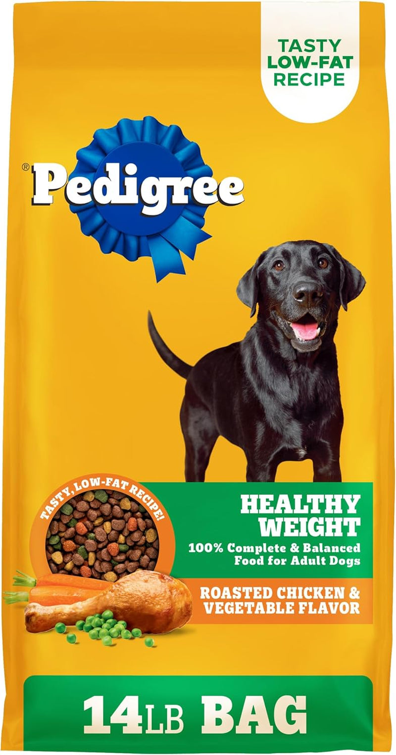 Pedigree Healthy Weight Adult Dry Dog Food, Roasted Chicken and Vegetable Flavor, 14 Lb. Bag
