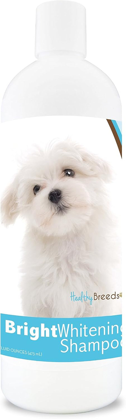 Healthy Breeds Maltese Bright Whitening Shampoo 12 Oz, Pina Colada