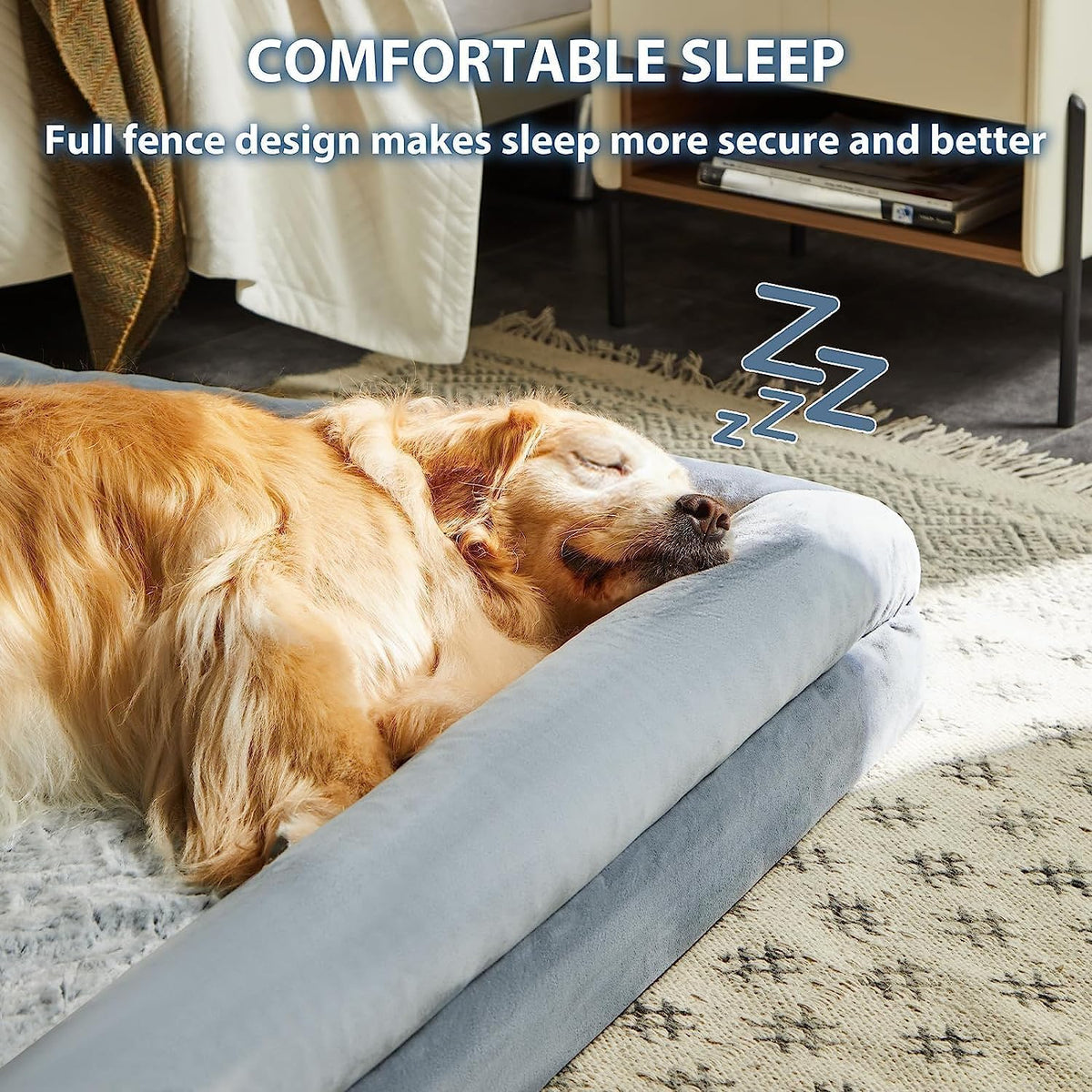 WNPETHOME XXL Extra Large Orthopedic for Senior Dog Bedcomfy Sleeping