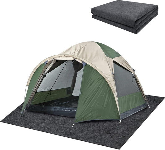 DECOHS 6.2 X 5 Ft Camping Tent Carpet Mat - Waterproof Outdoor Tent Rug - Portable Cuttable Picnic Camping Floor Blanket for Lawn Supplies