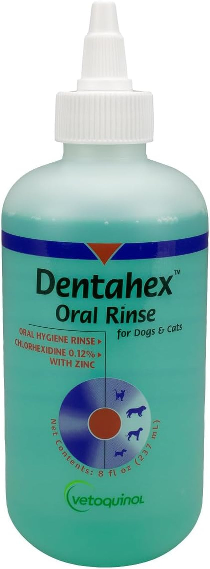 Vetoquinol Dentahex Pet Oral Hygiene Rinse, 8Oz