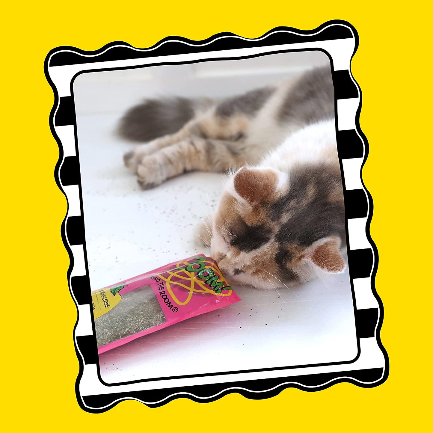 Petmate Organic Catnip - Hoots Zoom around the Room Catnip - Grown & Harvested in USA 0.5Oz Pouch