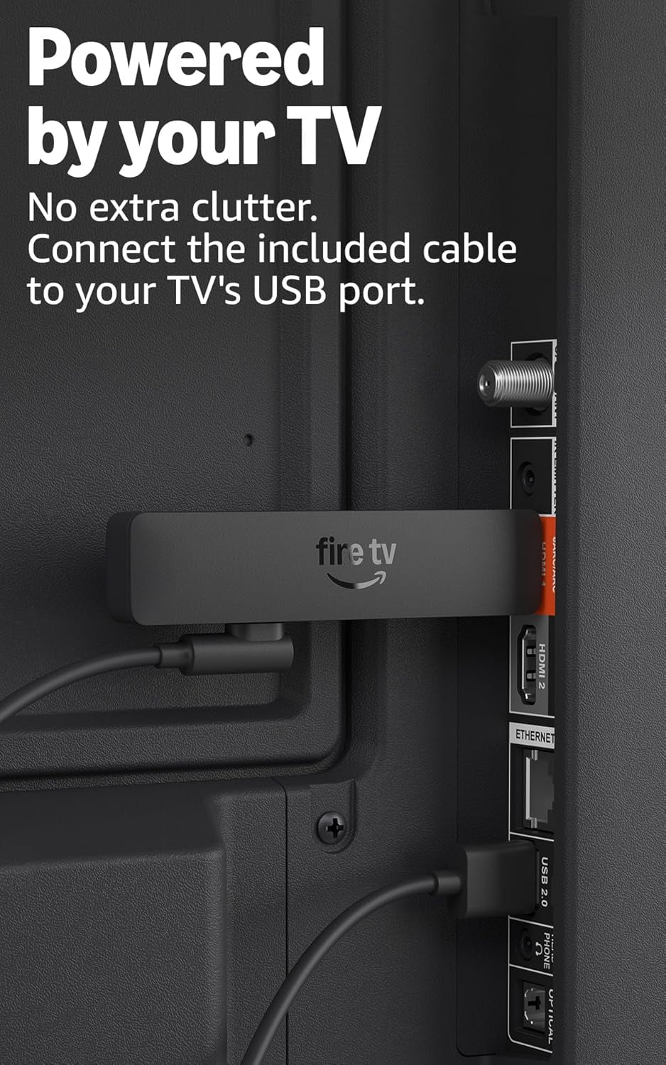 Amazon Fire TV Stick HD (Newest Model), Free & Live TV, Alexa Voice Remote, Powered by the TV, Effortless Setup, Find Shows Faster with Alexa+