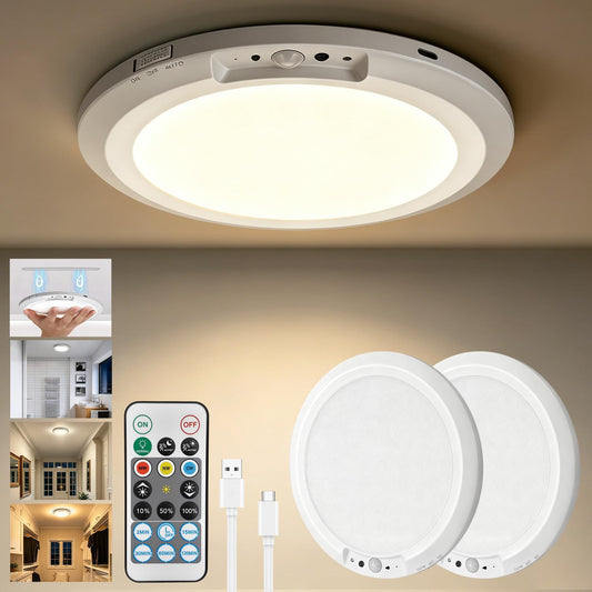 Neporal 10000Mah Rechargeable Motion Sensor Ceiling Light with Remote