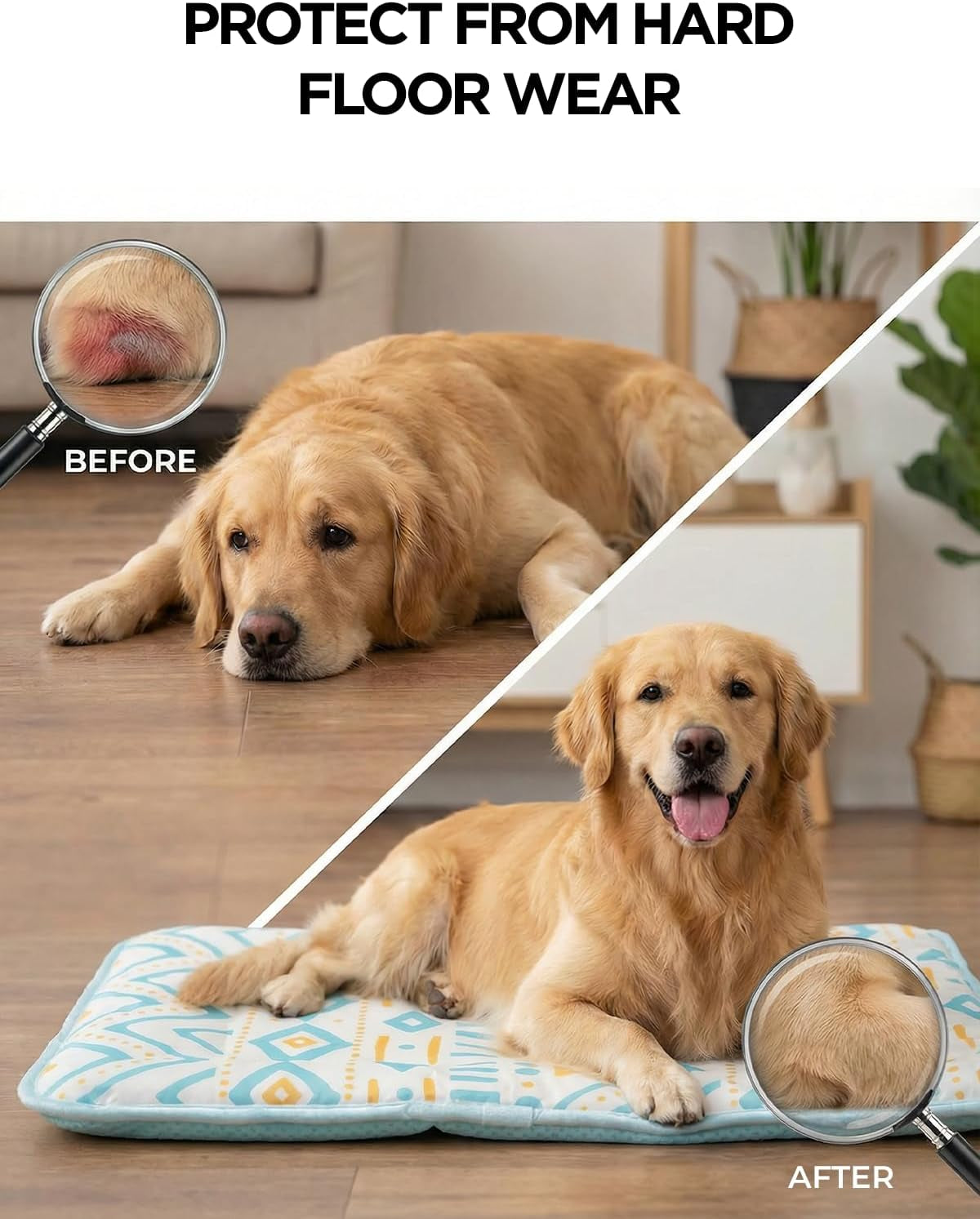 Furrybaby Cooling Mat for Dogs,Stylish Patterns,Self Cooling Indoor Outdoor