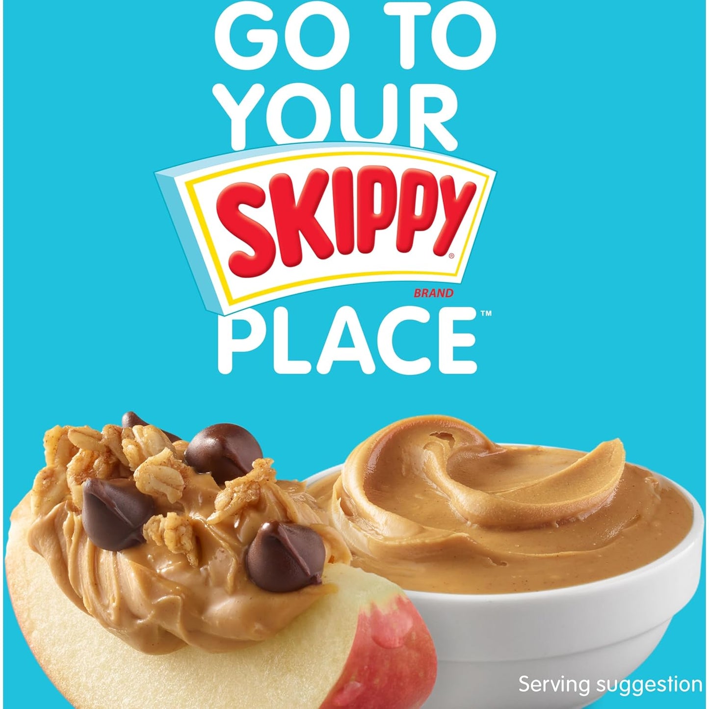 SKIPPY Natural Creamy Peanut Butter, 7 G Protein per Serving, 40 Ounce