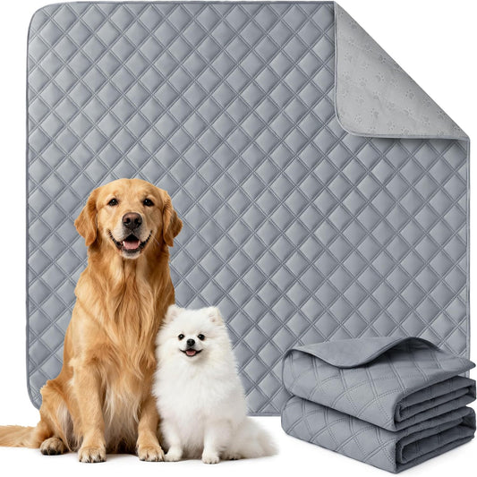 Eterish Reusable Washable Pee Pads for Dogs Large/Extra Large 36'' X 41'' 2 Pack, Absorbent Pet Puppy Dog Training Pads Non-Slip, Waterproof Whelping Potty Pads for Dogs Leak-Proof