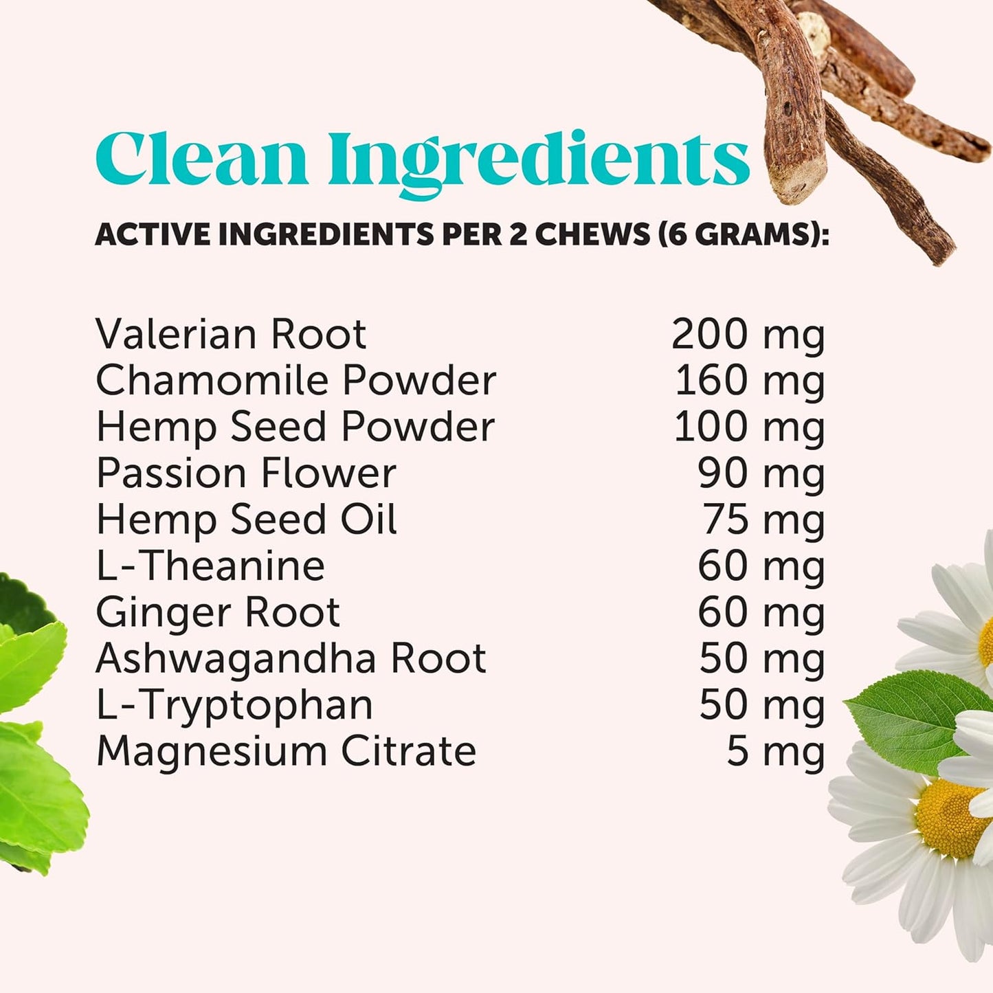 Natural Hemp Dog Calming Chews for Occasional Anxiousness & Stress - Calming Treats for Thunderstorms, Fireworks, Separation & Travel - with Ashwagandha, L-Theanine, Valerian Root (Chicken, 90 Ct)