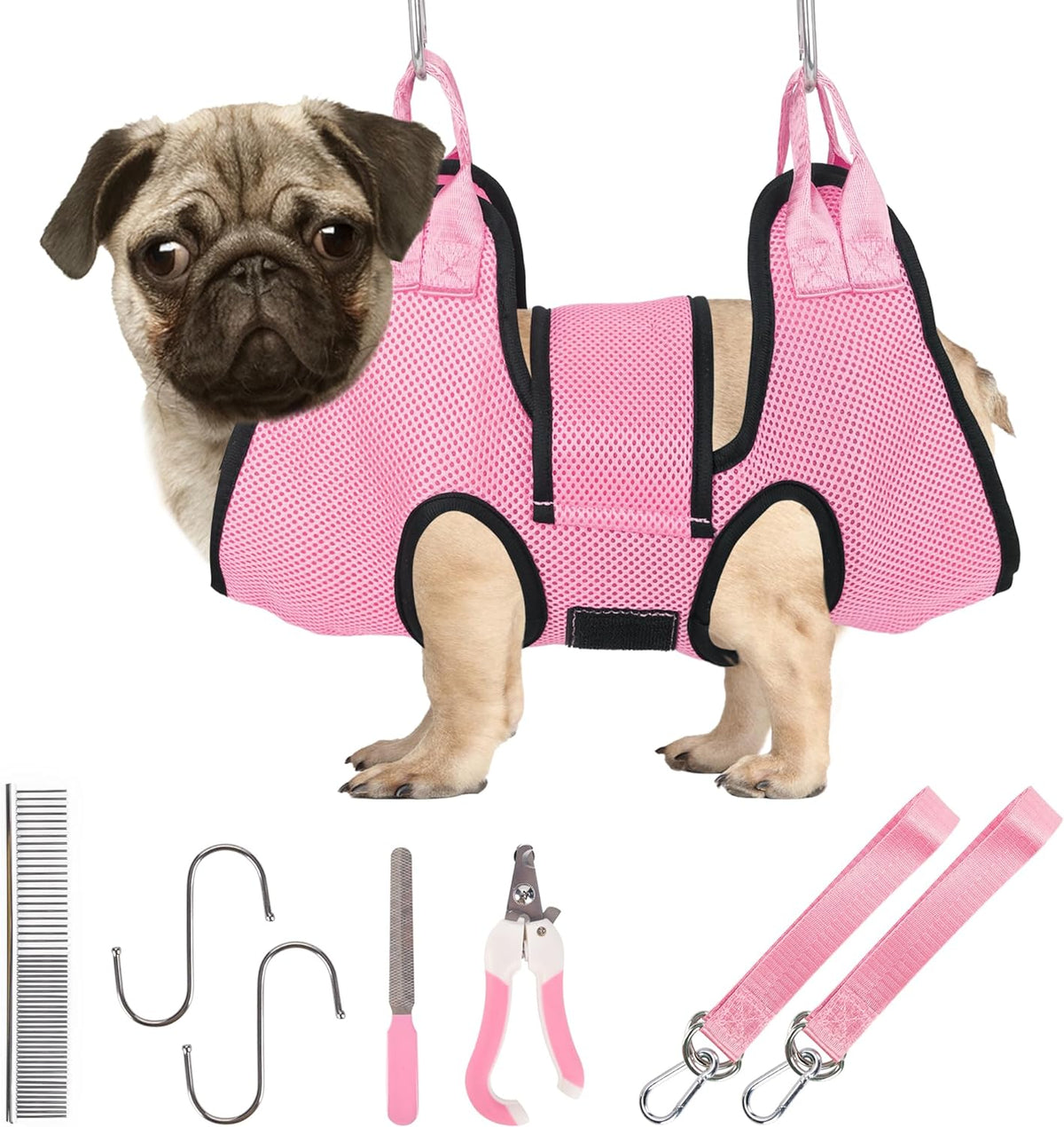 Patiencet Dog Grooming Hammock Kit