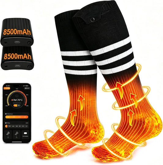 Heated Socks, Electric Heated Socks for Men Women with APP Control