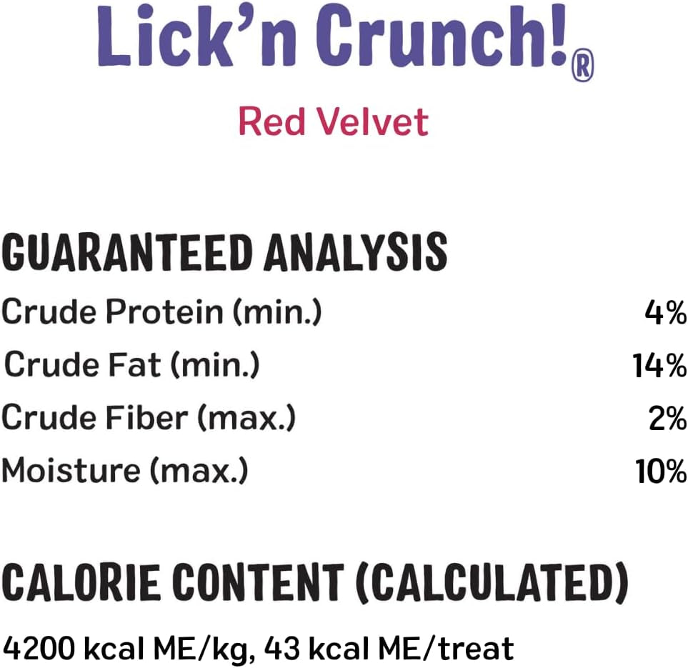Three Dog Bakery Red Velvet Valentine'S Day Lick'N Crunch 13 Oz