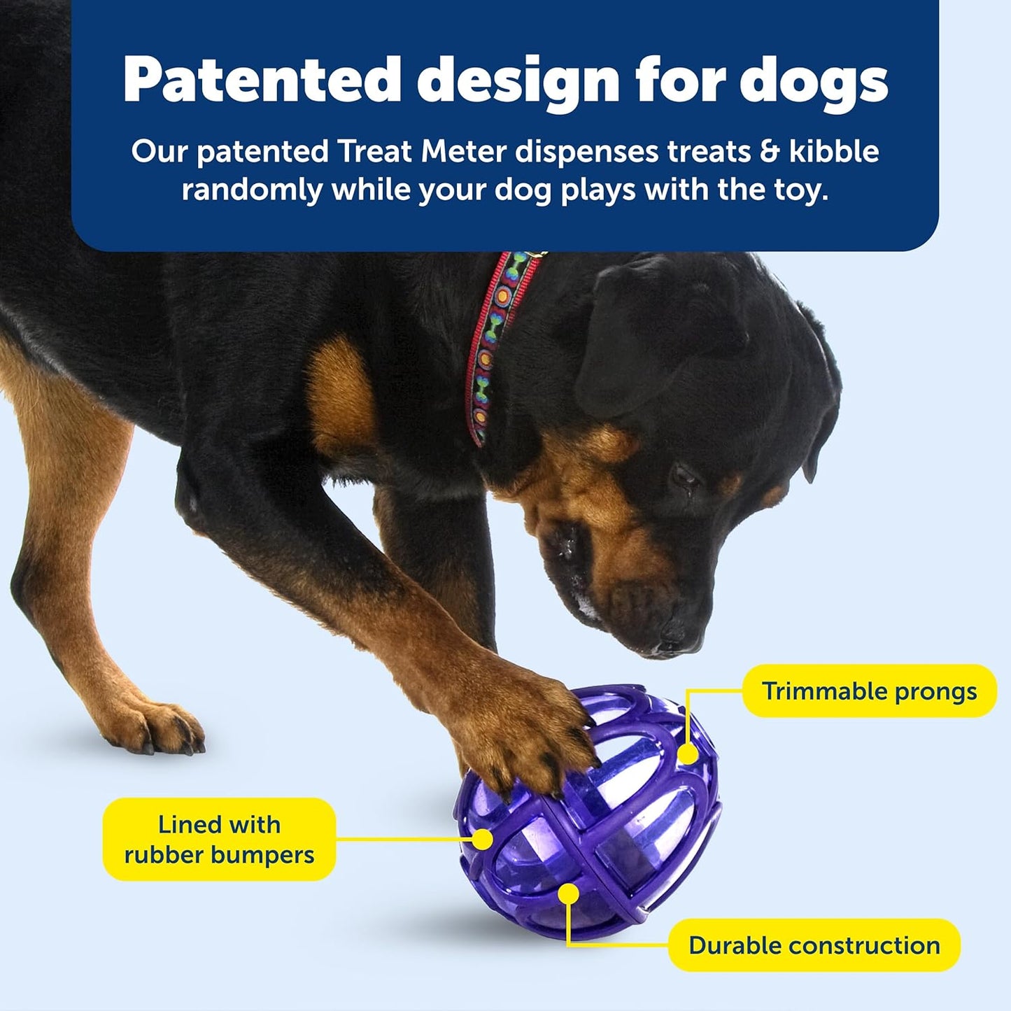 Petsafe Busy Buddy Kibble Nibble - Dog Toy - Treat and Food Dispenser - Slow Feeder - Medium/Large