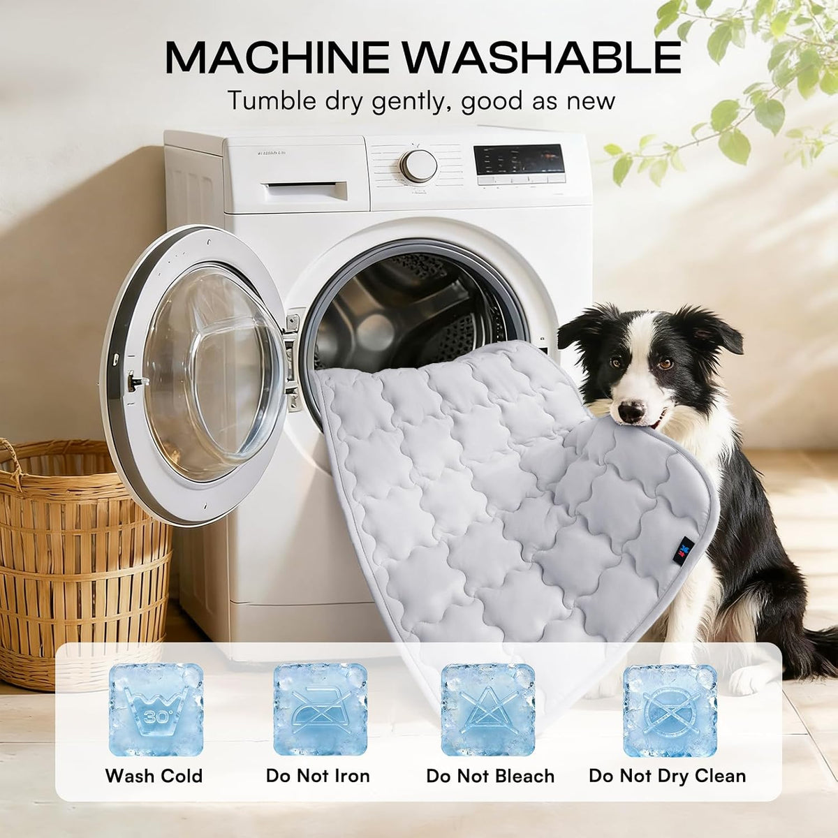 Luciphia Dog Cooling Mat, Q-MAX>0.5 Non-Slip Self-Cooling Pad for Pets