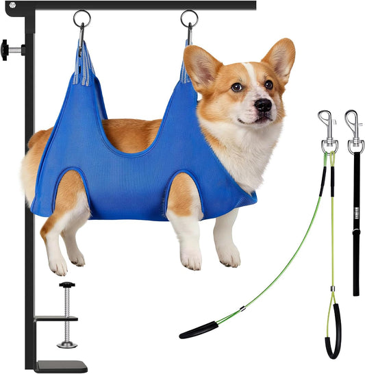 Dog Grooming Table Arm with Hammock Adjustable Height 26"-40"