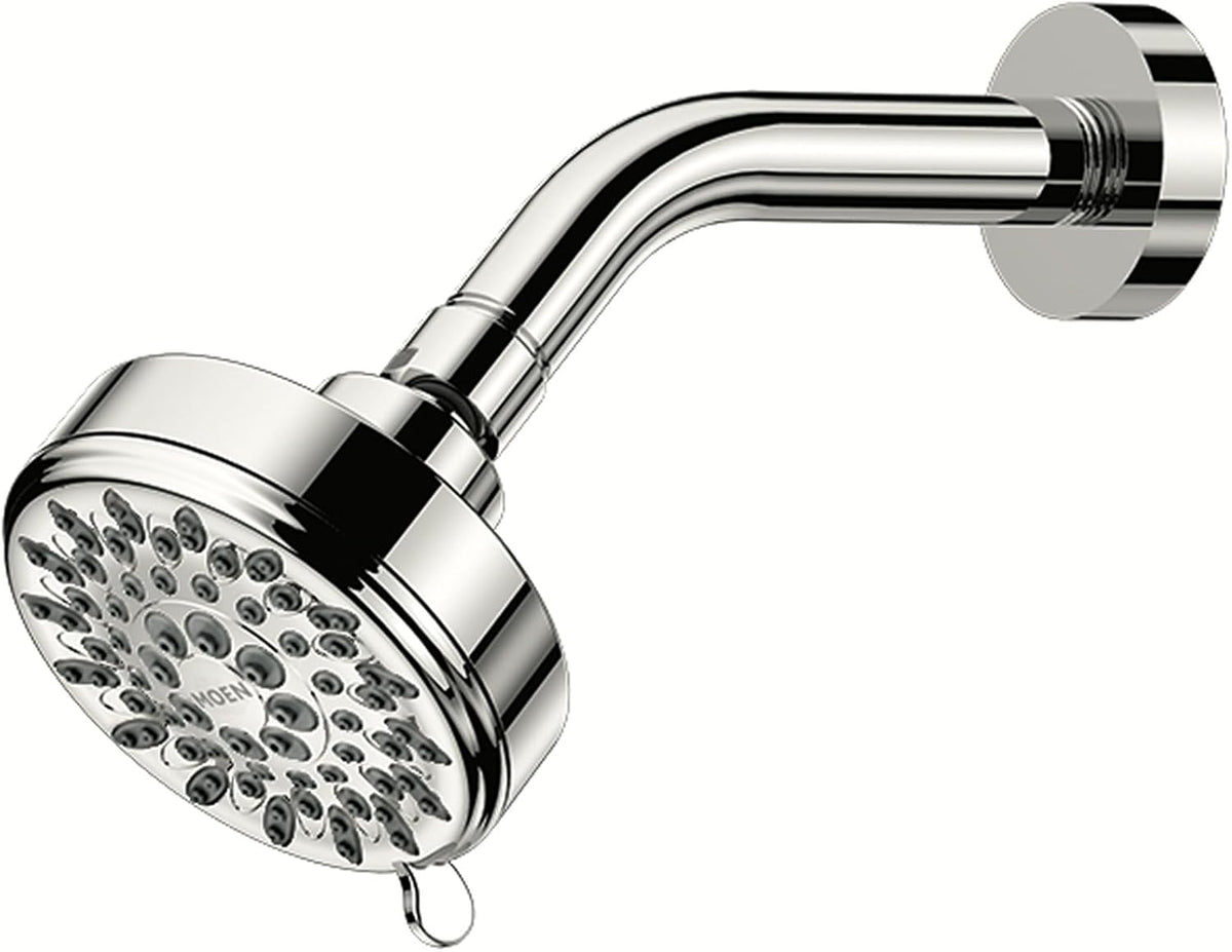 Moen Ignite Chrome Five-Function Shower Head with 2.5 GPM High-Pressure Spray, 20090