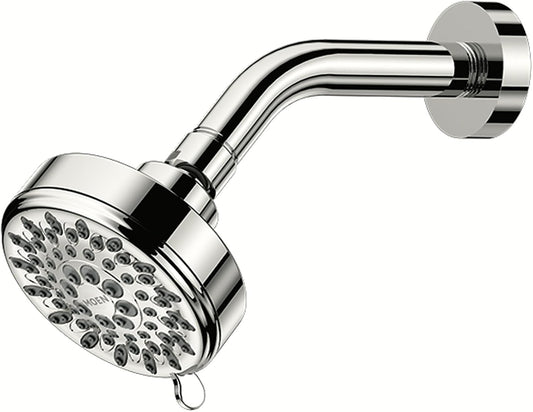 Moen Ignite Chrome Five-Function Shower Head with 2.5 GPM High-Pressure Spray, 20090