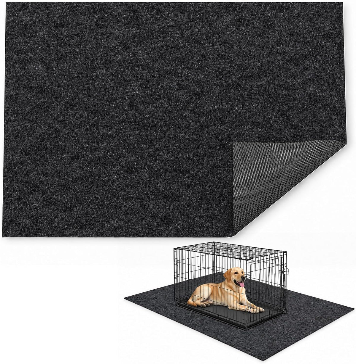 46" X 60" Mat for under Dog Crate Extra Large under Dog Kennel Mat