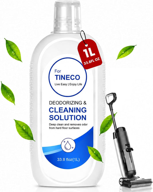 1L (33.8 OZ) Floor Cleaning Solution Compatible with Tineco Wet/Dry Vacuum