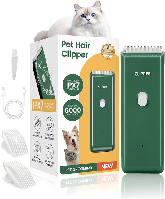 Pet Grooming Clippers Low Noise Waterproof Dog Cat Hair Trimmer