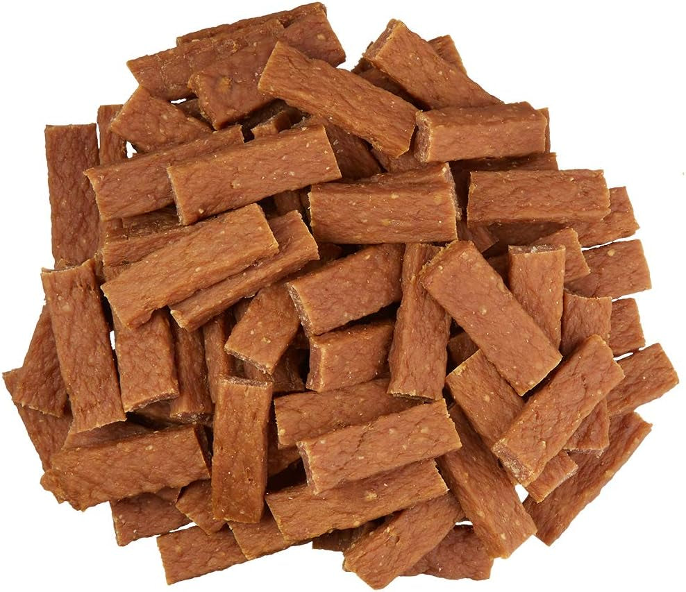 Amazon Brand - Wag Soft & Tender American Jerky Dog Treats – Duck Bites, 16 Ounce (Pack of 1)