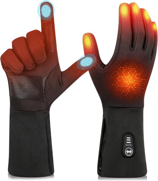 Heated Glove Liners for Men Women, Electric Battery Thin Heated Work Gloves