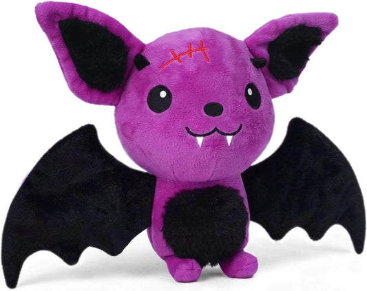 Blnboimrun Halloween Dog Toys for Aggressive Chewers, Squeaky Plush Bat with Crinkle Paper, Durable Interactive Chew Toys for Small, Medium & Large Dogs, Indoor Outdoor Play Pet Gift