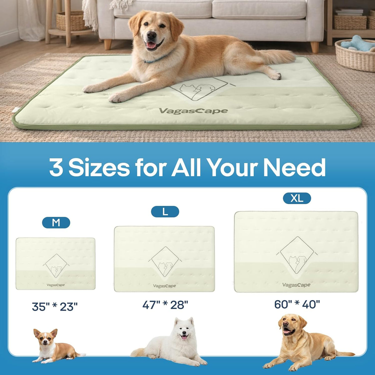 Vagascape 3.0 Supportive Double Sided Dog Cooling Mat